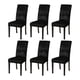 thumbnail image 1 of Wosthever Funda Polar para silla de comedor, cocina, aplicaciones amplias, moderna y elegante, 6 pack/lote Decoración del hogar, 1 of 6
