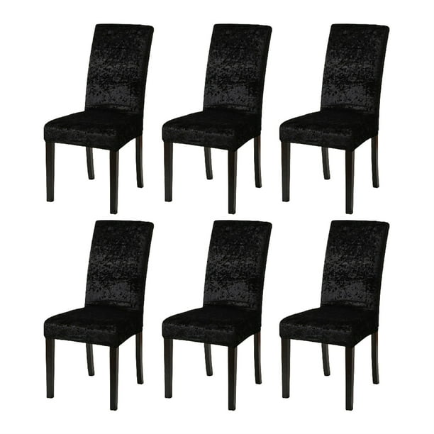 Wosthever Funda Polar para silla de comedor, cocina, aplicaciones amplias, moderna y elegante, 6 pack/lote Decoración del hogar