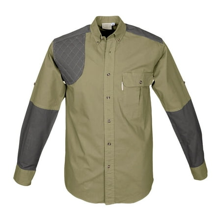 TAG SAFARI Men Upland L/S Shirt Color: Khaki/Olive Size: 2XL (MS-187L/S-P867-K/O-2XL)