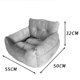thumbnail image 4 of Caseta De Perro Pequeña Para Coche, Fila Trasera Para Mascotas, Cojín Portátil Delantero, Método De Cama De Doble Propósito Para El Hogar, Cubo De Asiento De Seguridad De Peluche, Protector Cateissary PT001101-00, 4 of 5