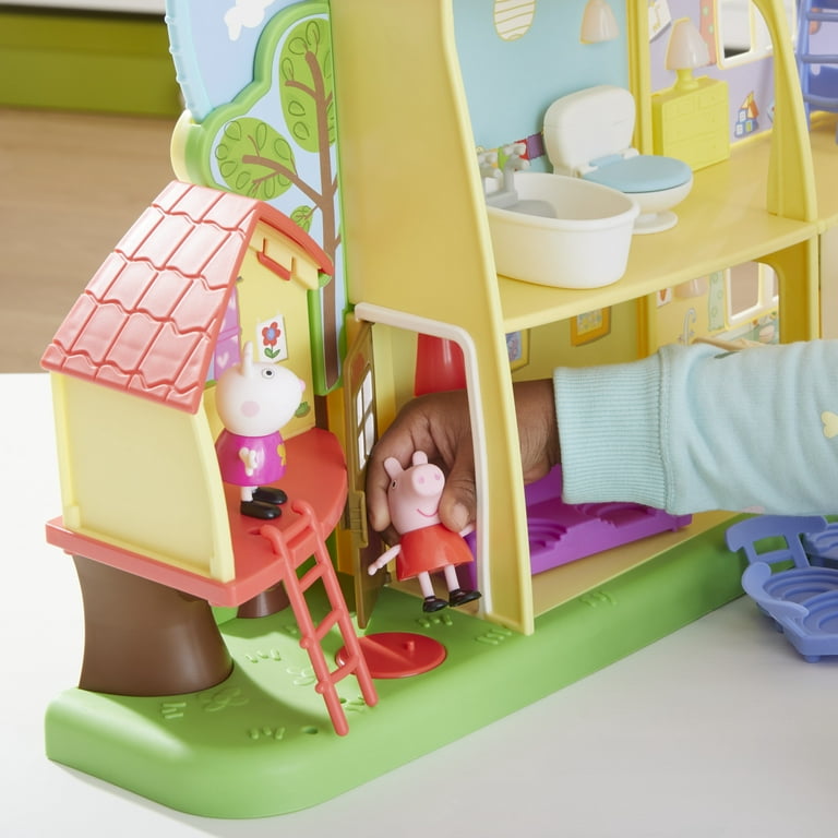 Peppa Pig Peppa's Adventures Peppa's Family House Playset Preschool Toy,  includes Peppa Pig Figure and 6 Accessories - Peppa Pig