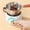 White, variant on Hot Chocolate Candy Melting Pot Set, Stainless Steel Mini Heating Furnace with 500ml Small Pot, Electric Milk Warmer with Wooden Handle for Chocolate, Candy, Wax, Home Candy Making Kit