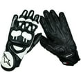 thumbnail image 1 of Chomel Alpinestars leather anti-fall motorcycle windproof breathable protective gloves, 1 of 4