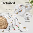 thumbnail image 3 of Cute Birds Body Pillow Cover 20 x 60 Inch Decorative Pillow Cover Funny Snowflake Wire Sparrow Lumbar Pillowcase Seasonal Rectangle Cushion Case for Couch Sofa Bed Living Room, 3 of 9