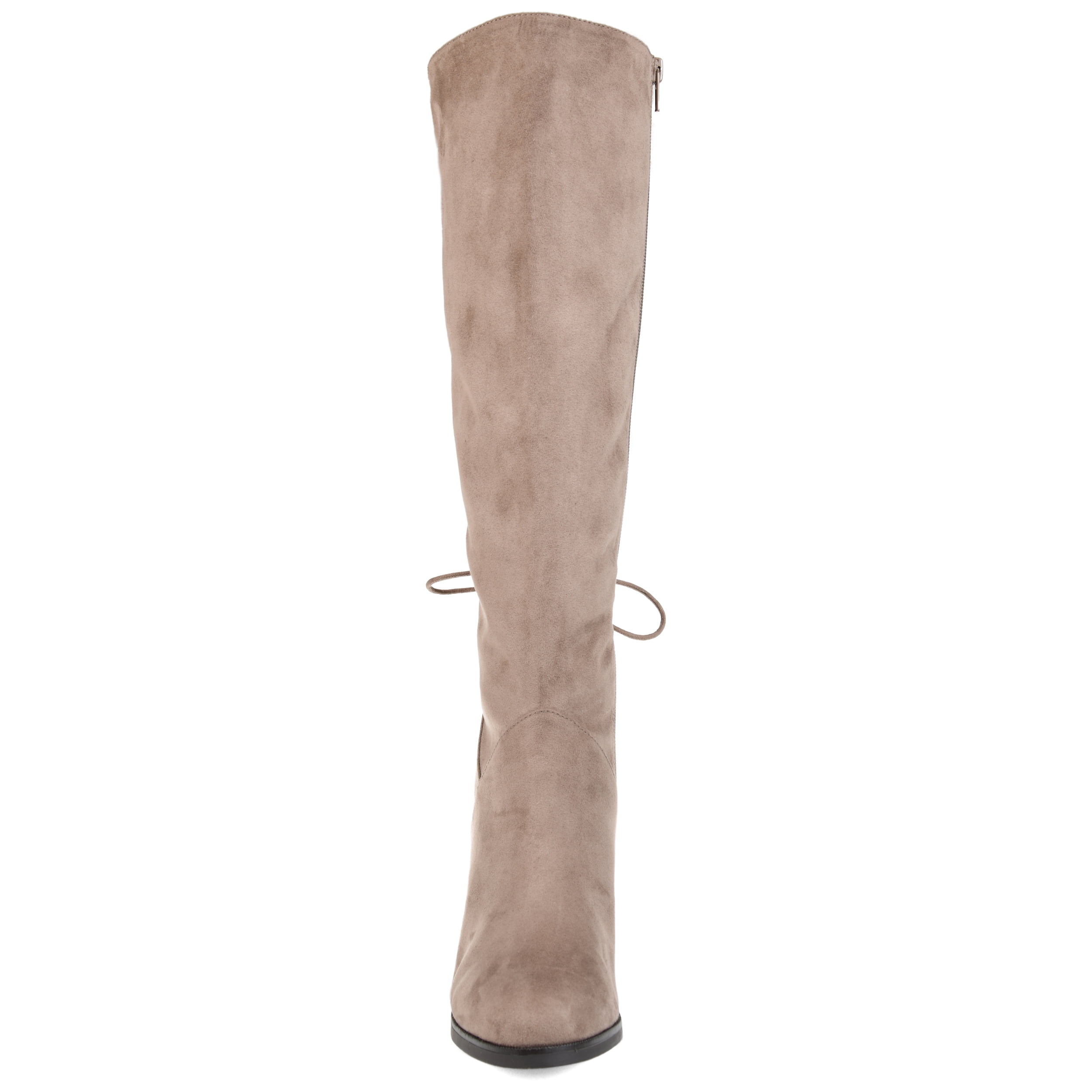 Journee Womens Leeda Wide Calf Block Heel Knee High Boots