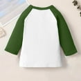 thumbnail image 4 of Hrsba Long Sleeve Kids Tops for winter Fall, Kids Round Neck Shirt Unisex Fall Casual Shirt Girls Long Sleeve Shirt 3/4 Sleeve Raglan Sleeve Shirt for 3-14 Years Kids Casual Solid Color Tops, 4 of 5