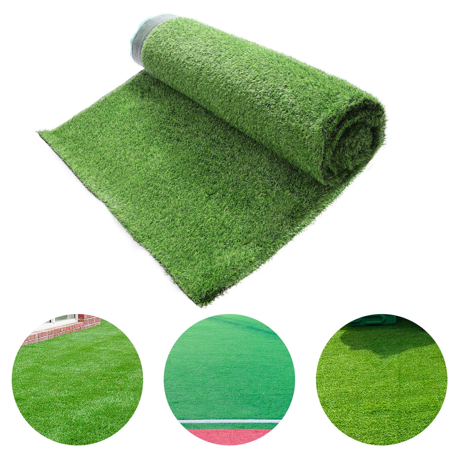 ZhdnBhnos 9.8ft x 6.56ft Artificial Grass Rug Indoor Outdoor Synthetic