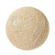 thumbnail image 1 of Pelota de sisal para atrapar gatos, pelota de sisal para gatos, juguete para gatos de interior, juguete de sisal para mascotas marrón, 1 of 9
