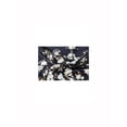 thumbnail image 3 of INSPIRE CHIC Women 100% Silk Floral Graphic Print Square Scarf Head Scarves Kerchief Neckerchief 21 Inches 21 5/8 x 21 5/8 inches Black White Lyonia Ovalifolia, 3 of 3