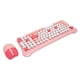 thumbnail image 2 of Teclado y ratón inalámbricos, conexión de 2,4 Ghz, bonito juego de teclado y ratón para ordenador portátil Windows 98, 7, 8, 10, 11, color rosa, 2 of 5