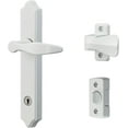 thumbnail image 1 of Door Lever with Deadbolt Lock for Out-Swinging Doors Matte, 1 of 7