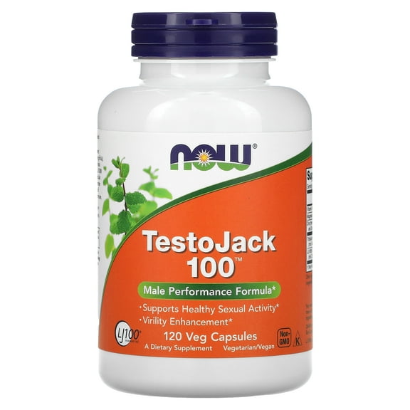 NOW Foods Testojack 100 120 Veg Caps