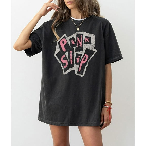 Pink Slip T-Shirt, Freakier Friday Tee, Freaky Friday Inspired Band Graphic Tee, Retro Band Shirt, Y2K Movie Merch, Oversized Vintage Style