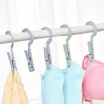 thumbnail image 6 of 6 PCS Coat Hangers Hanging Clothespins Towel Clips Windproof Hanger Laundry Hooks Travel, 6 of 6