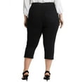 thumbnail image 2 of NYDJ womens  Plus Dakota Overdye Black Crop Jean, 4X, 2 of 3