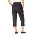 thumbnail image 3 of Woman Within Women's Plus Size Capri Fineline Jean Jean, 3 of 4
