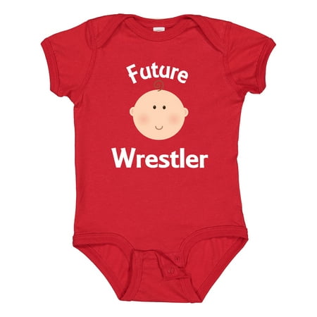 

Inktastic Wrestling Future Wrestler Gift Baby Boy or Baby Girl Bodysuit