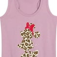 thumbnail image 3 of Mickey & Friends - Minnie Leopard Fill - Women's Racerback Tank Top, 3 of 5