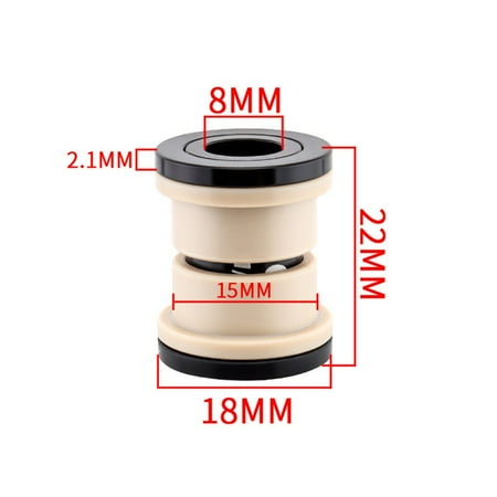 

Hayafir MTB DH Bike Bicycle Rear Shock DU Bushing Kit For Fox Rockshox 22-68mm