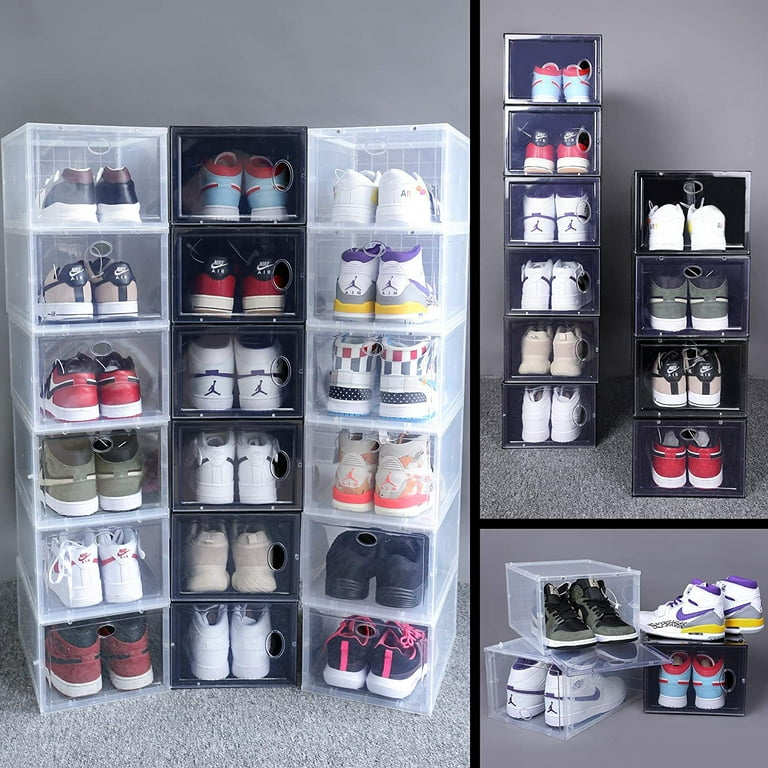 Stackable Shoe Organizer - WAYTRIM Shoe Storage Organizer Shoe