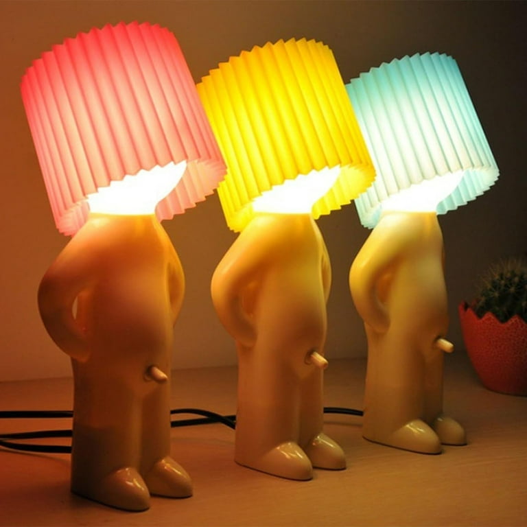 NMIGNH A Little Shy Man Lamp,White Elephant Gifts for Adults