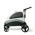 thumbnail image 4 of Foldable Pet Stroller for Large or 2 Dogs Cats Jogger Wagon with 4 Wheels, 4 of 11