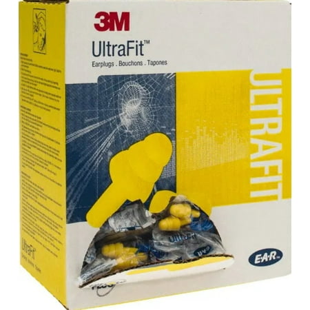 

3M E-A-R UltraFit Earplugs 340-4004 Corded Poly Bag (100 PAIRS)