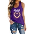 thumbnail image 2 of Women's Tanks Women's Fashion Casual Sleeveless Layering Tank Cami Tops for Women Purple M, 2 of 4
