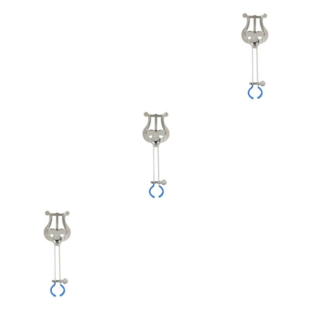 Guardoinrt Pince Robuste pour Clarinette Lyre Partition Support pour Trombone Type1 3 Pcs
