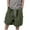 Army Green, variant on Big Boys Baggy Cargo Shorts Casual Loose Wide Leg Bermuda Knee Length Shorts Lightweight Drawstring Sweat Shorts with Pockets 6-15 Years