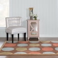 thumbnail image 3 of Linon Home Decor Trio Area Rug Collection, Brown and Pale Blue, 8' x 10', 3 of 4