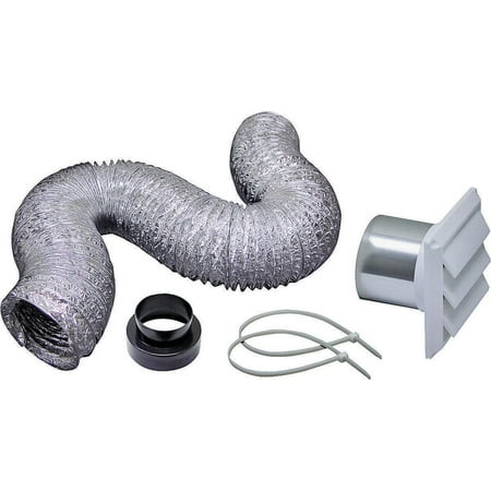 LamaFlex 480L Louvered Wall Mount Bathroom Vent Kit, 5 Pieces, 4 in X 5 ...