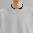 thumbnail image 4 of SYMOID Men Sweatshirt Gray Mens Clothes Fall and Winter Pullover Sweatshirt Plain, 4 of 6