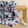 thumbnail image 4 of Soimoi Cotton Cambric Fabric Flower & Leaves Watercolor Decor Fabric Printed Yard 56 Inch Wide, 4 of 7
