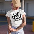 thumbnail image 2 of I'm Mom's Favorite - Daughter or Son Quote, Tan T-Shirt, Medium, 2 of 5