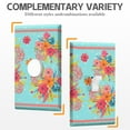 thumbnail image 2 of Decorator Switch or Receptacle Pioneer Floral Outlet Wall Plate,Size 1-Gang 2.8" x 4.5”, Polycarbonate Thermoplastic Electrical Switchplate Home Decor for Kitchen Living Room Bedroom Decorate, 2 of 6