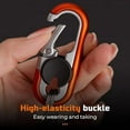 thumbnail image 4 of Key Chains for Car Keys, Heavy Duty Anti-Loss Car Keychai with Big and Small Double Ring Design can Distinguish Different Keys and Know how to Classify and Love Life More, Black, 4 of 7