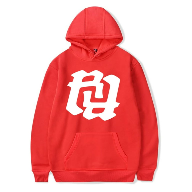 Rr kankan merch really rich hooded drawstring pocket