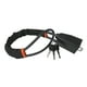 thumbnail image 5 of Los accesorios de bloqueo del volante del automóvil n fácilmente la seguridad universal del automóvil Negro Cola Bloqueo del volante, 5 of 8