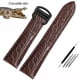 thumbnail image 3 of Correa de reloj negra marrón azul para Cartier Correa de piel de cocodrilo Tanque de piel auténtica Solo key London Calibo Pulsera para hombre 20 22 23 24 25, 3 of 5
