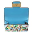 thumbnail image 4 of New Fendi Vertigo Baguette Multicolor Leather Small Trifold Wallet 8M0395, 4 of 7