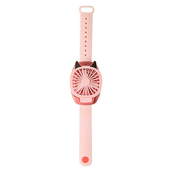 Xihbxyly Ventilador Portátil de Pulsera, Rotación Ajustable de 45°, Tres Velocidades, Cómodo de Llevar, Recargable para Oficina, Viajes y Camping, Potente Refrigeración, Regalo de Moda (Paquete de 1)