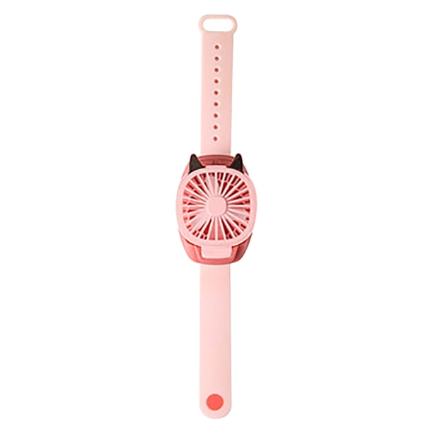 Xihbxyly Ventilador Portátil de Pulsera, Rotación Ajustable de 45°, Tres Velocidades, Cómodo de Llevar, Recargable para Oficina, Viajes y Camping, Potente Refrigeración, Regalo de Moda (Paquete de 1)