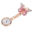 thumbnail image 4 of 1 pieza de mariposa en forma de mariposa reloj telescópico reloj de lactancia delicado reloj de bolsillo, 4 of 7
