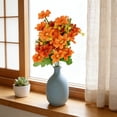 thumbnail image 1 of Ramo decorativo de crisantemos artificiales | Arreglo floral artificial para centro de mesa de boda en el hogar | Flores artificiales de plástico para decoración de mesa, 1 of 6