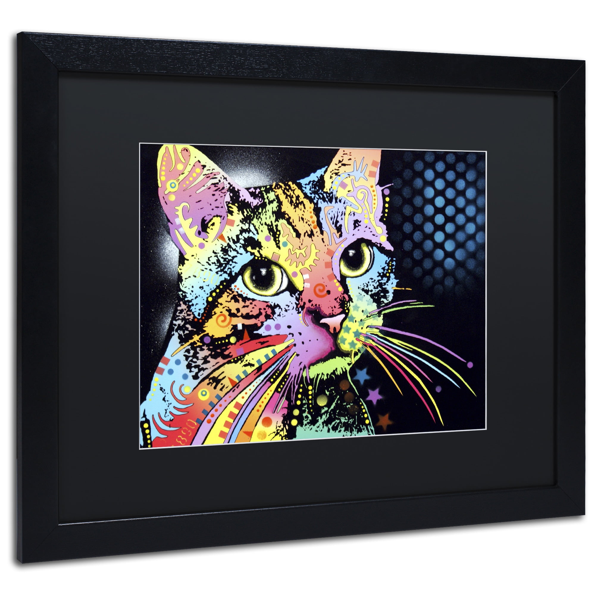 Trademark Fine Art "Catillac New" Canvas Art by Dean Russo, Black Matte, Black Frame