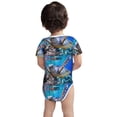 thumbnail image 6 of Rocae Sea Turtle Swims for Baby Climbing Clothes Soft Baby Romper for Active Infants Comfortable and Breathable Crawling Jumpsuit Unisex Baby Outfit 6 Months, 6 of 8