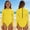 Yellow, variant on mihongmao Swimming Suits for Girls One Piece Swimsuit Children's Summer Casual Comfortable Solid Color Beach Vacation Beach Swimsuit Kids Red 2 Years