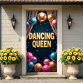 thumbnail image 4 of LUUFILx Disco Party Dancing Queen Backdrop Banner Event Background Wall Decorations Dance Floor Birthday Celebration Party Supplies Ballroom Theme Decor, 4 of 8