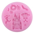 thumbnail image 1 of Molde de pastel de silicona Sunnimix para Decoración de Fondant y Chocolate color rosa, 1 of 8